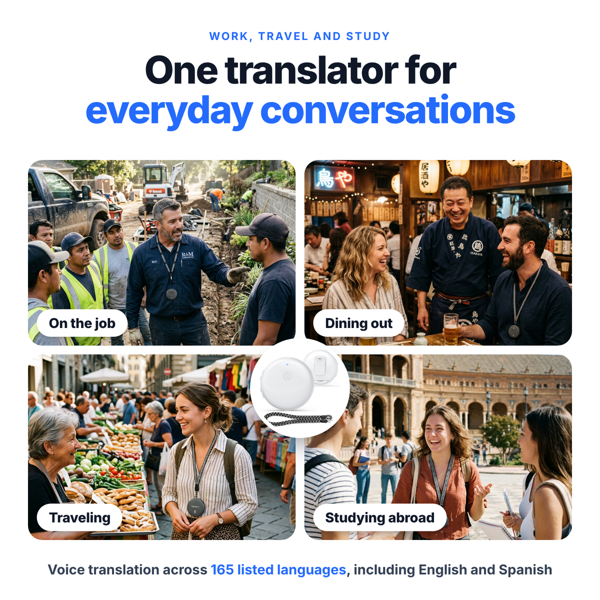 CrewTalk AI - Portable Wireless AI Language Translator