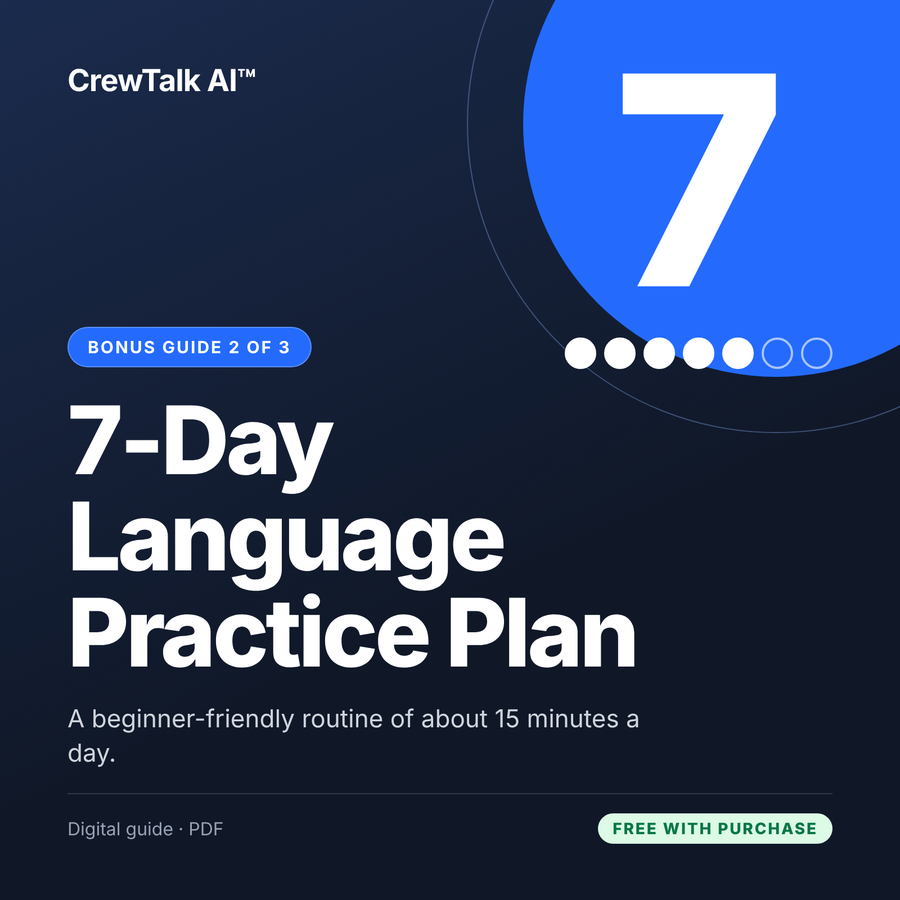 7-Day Language Practice Plan