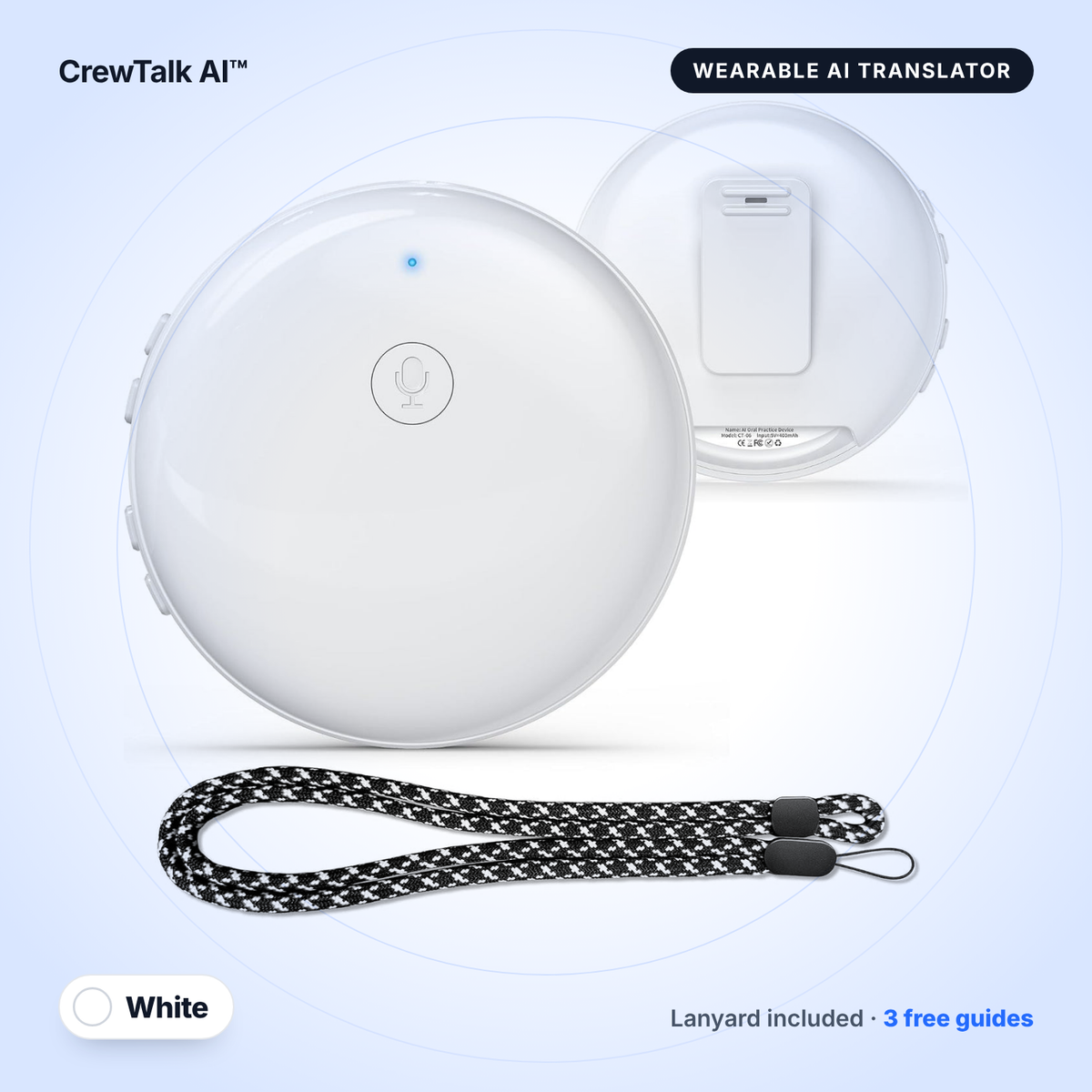 CrewTalk AI - Portable Wireless AI Language Translator